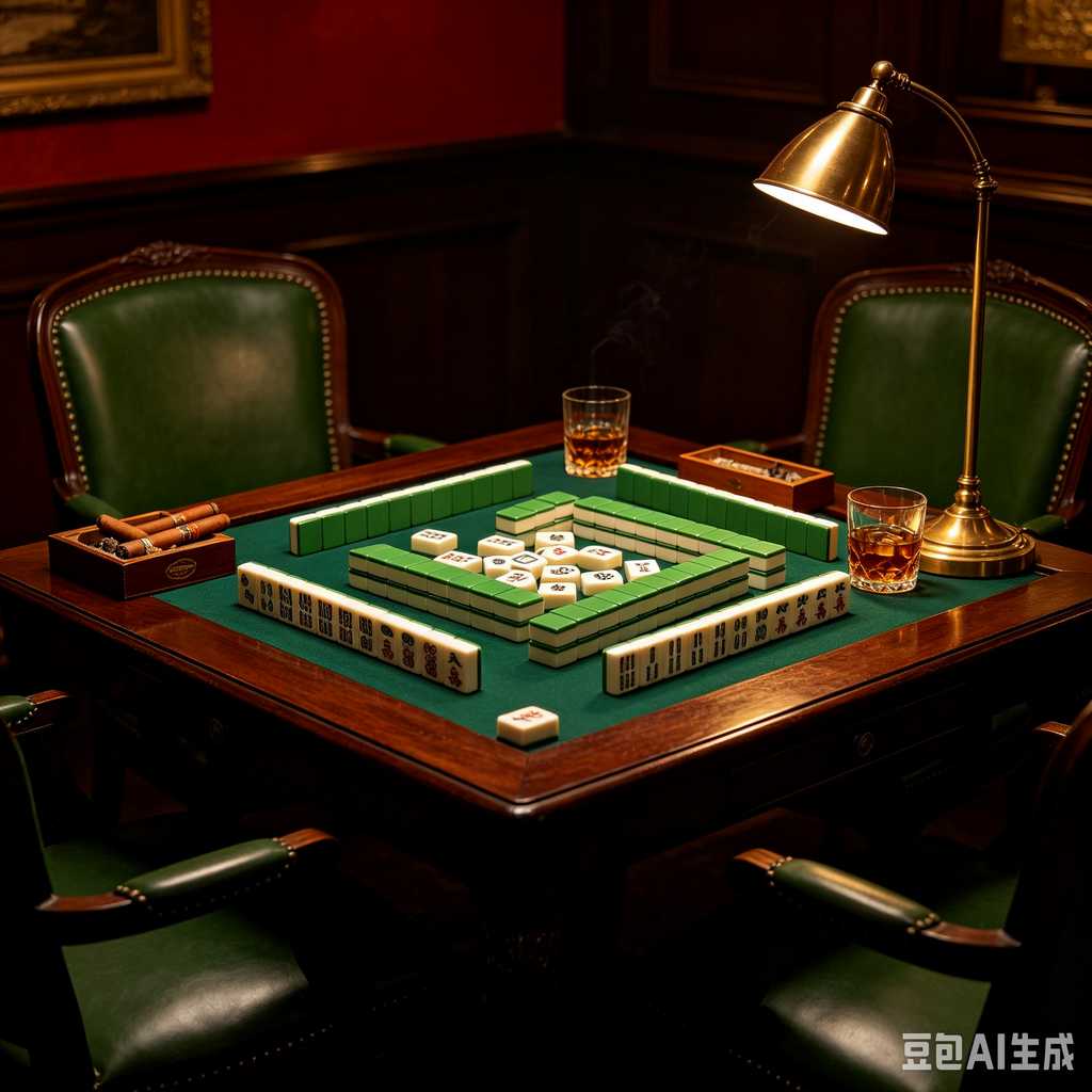 metallic finish mahjong set