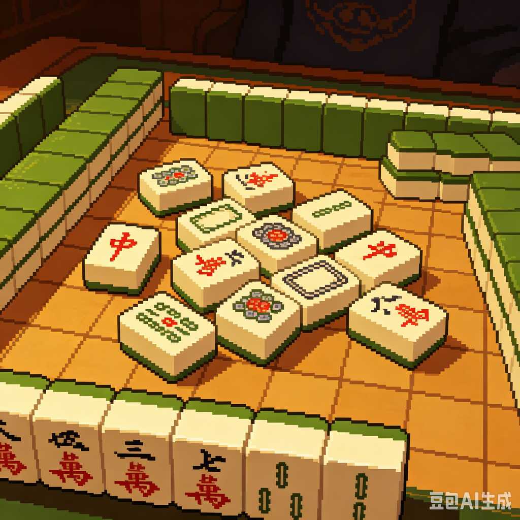 animal pattern mahjong tiles